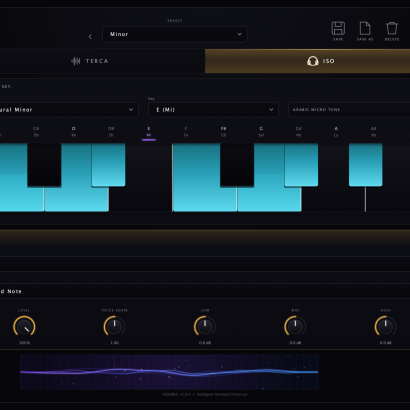 VOXARIA by Arti Rec Sounds — ISO mode with E4 fixed note and E minor scale